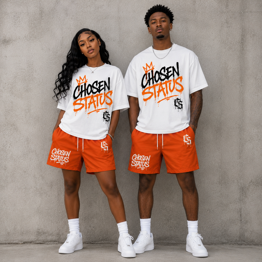 Orange/White Summer Set