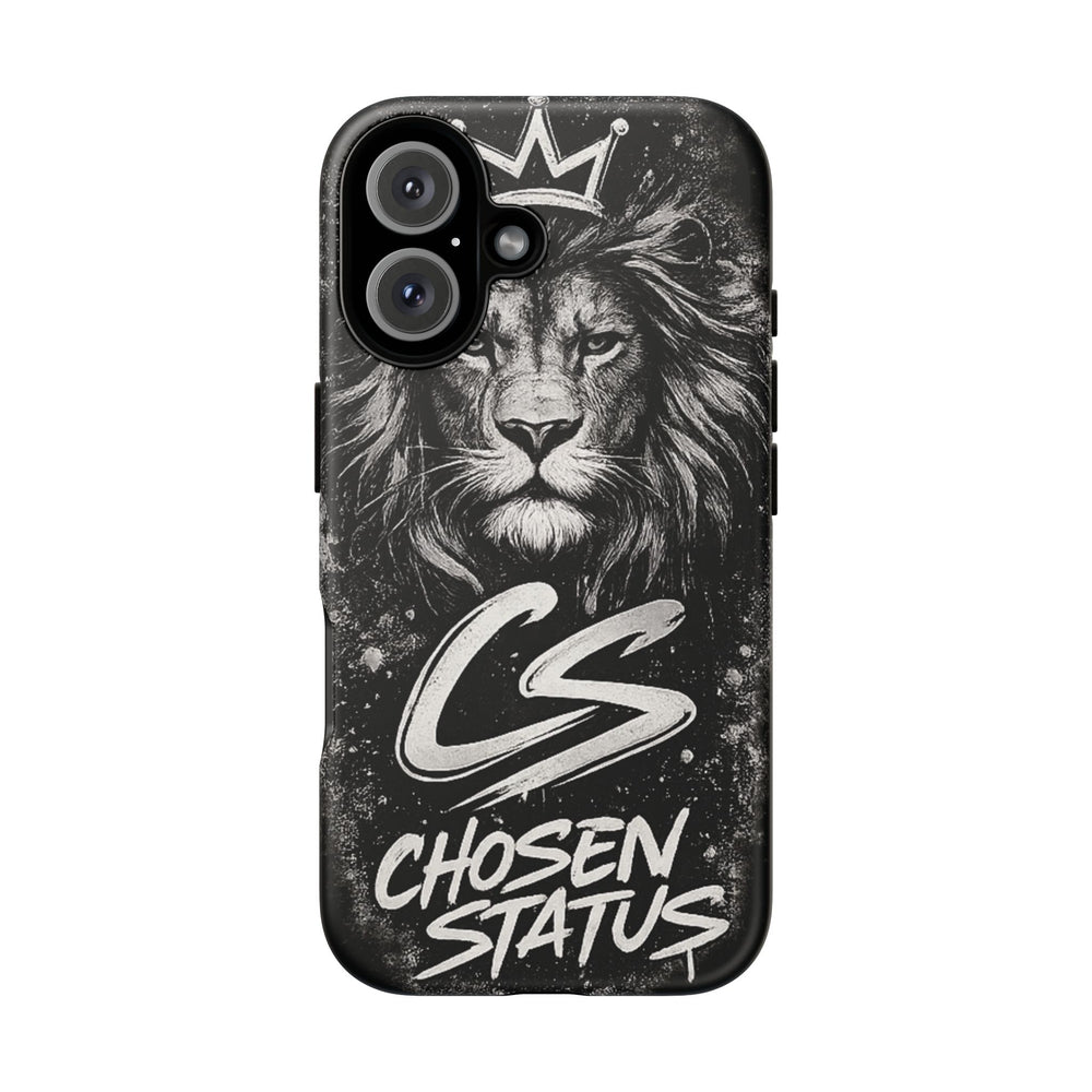 Phone Case — "Chosen Status" Lion Design (Protective Tough Case)