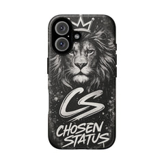 Phone Case — "Chosen Status" Lion Design (Protective Tough Case)