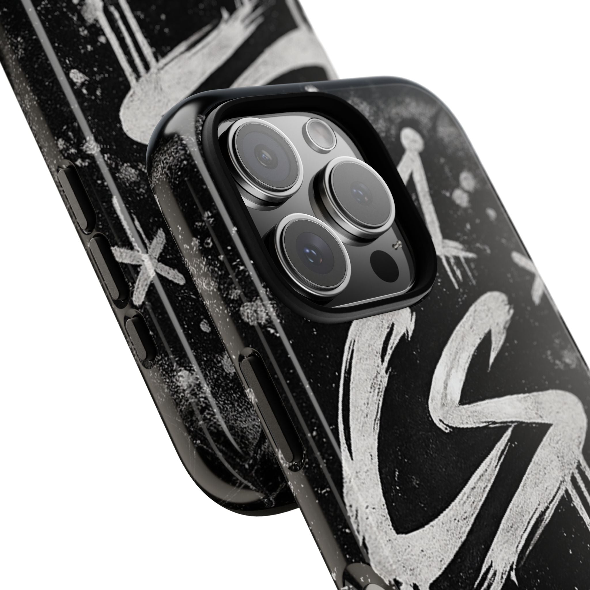 Phone Case — 'CS Chosen Status' Black Graffiti Protective Case
