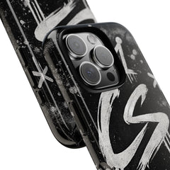 Phone Case — 'CS Chosen Status' Black Graffiti Protective Case
