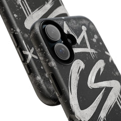 Phone Case — 'CS Chosen Status' Black Graffiti Protective Case