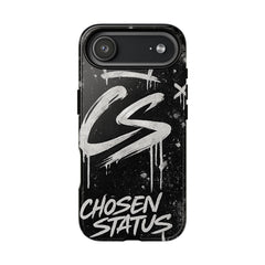 Phone Case — 'CS Chosen Status' Black Graffiti Protective Case