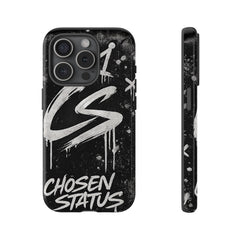 Phone Case — 'CS Chosen Status' Black Graffiti Protective Case