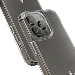Clear Phone Case — "Chosen Status" Crown Clear Protective iPhone Case