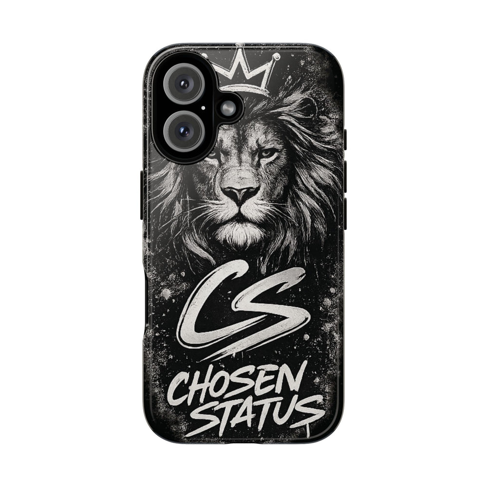 Phone Case — "Chosen Status" Lion Design (Protective Tough Case)