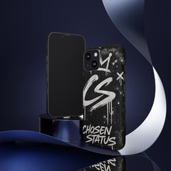 Phone Case — 'CS Chosen Status' Black Graffiti Protective Case