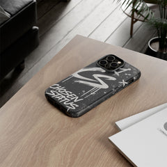Phone Case — 'CS Chosen Status' Black Graffiti Protective Case