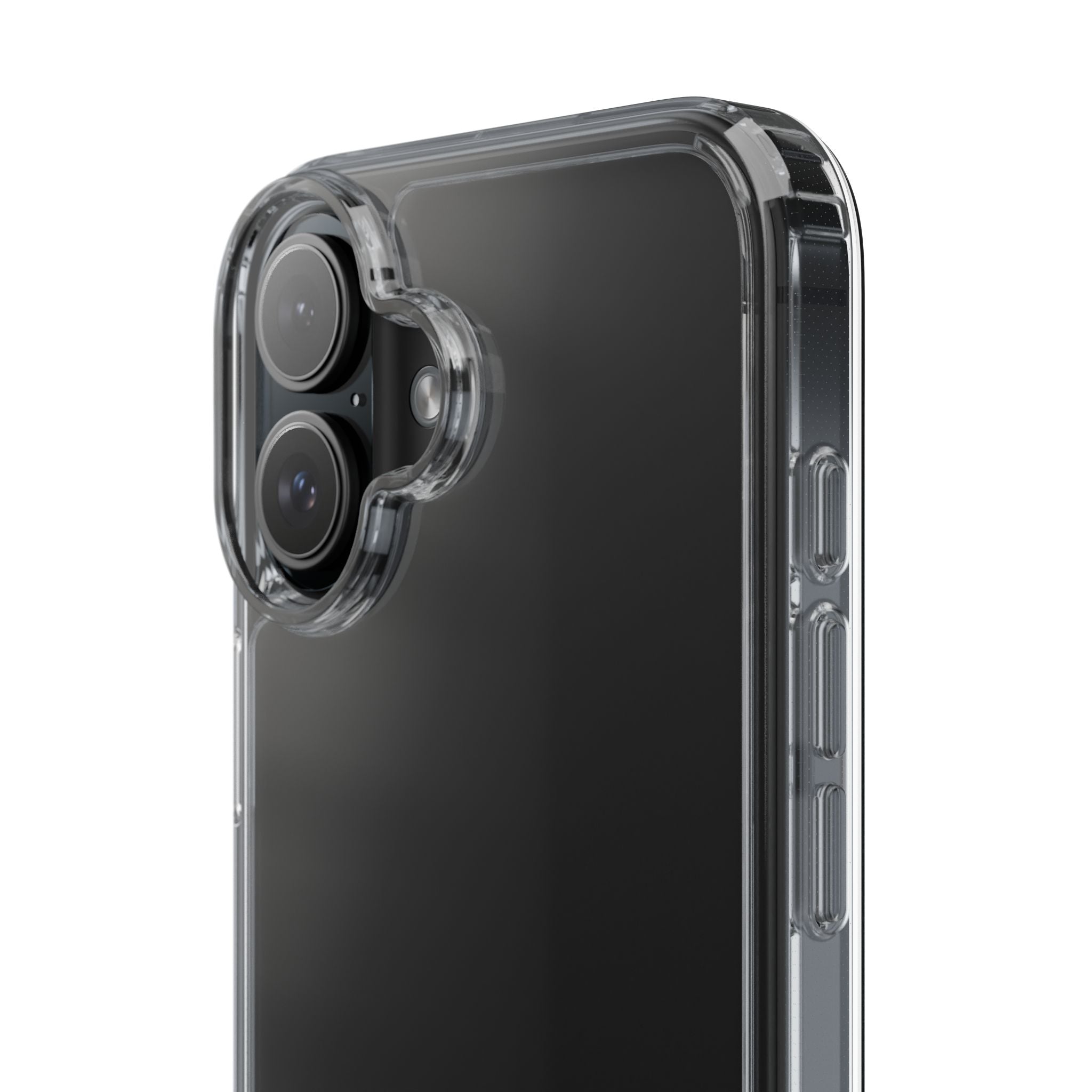 Clear Phone Case — "Chosen Status" Crown Clear Protective iPhone Case
