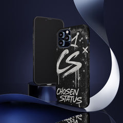 Phone Case — 'CS Chosen Status' Black Graffiti Protective Case