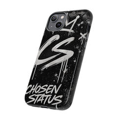 Phone Case — 'CS Chosen Status' Black Graffiti Protective Case