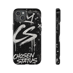 Phone Case — 'CS Chosen Status' Black Graffiti Protective Case