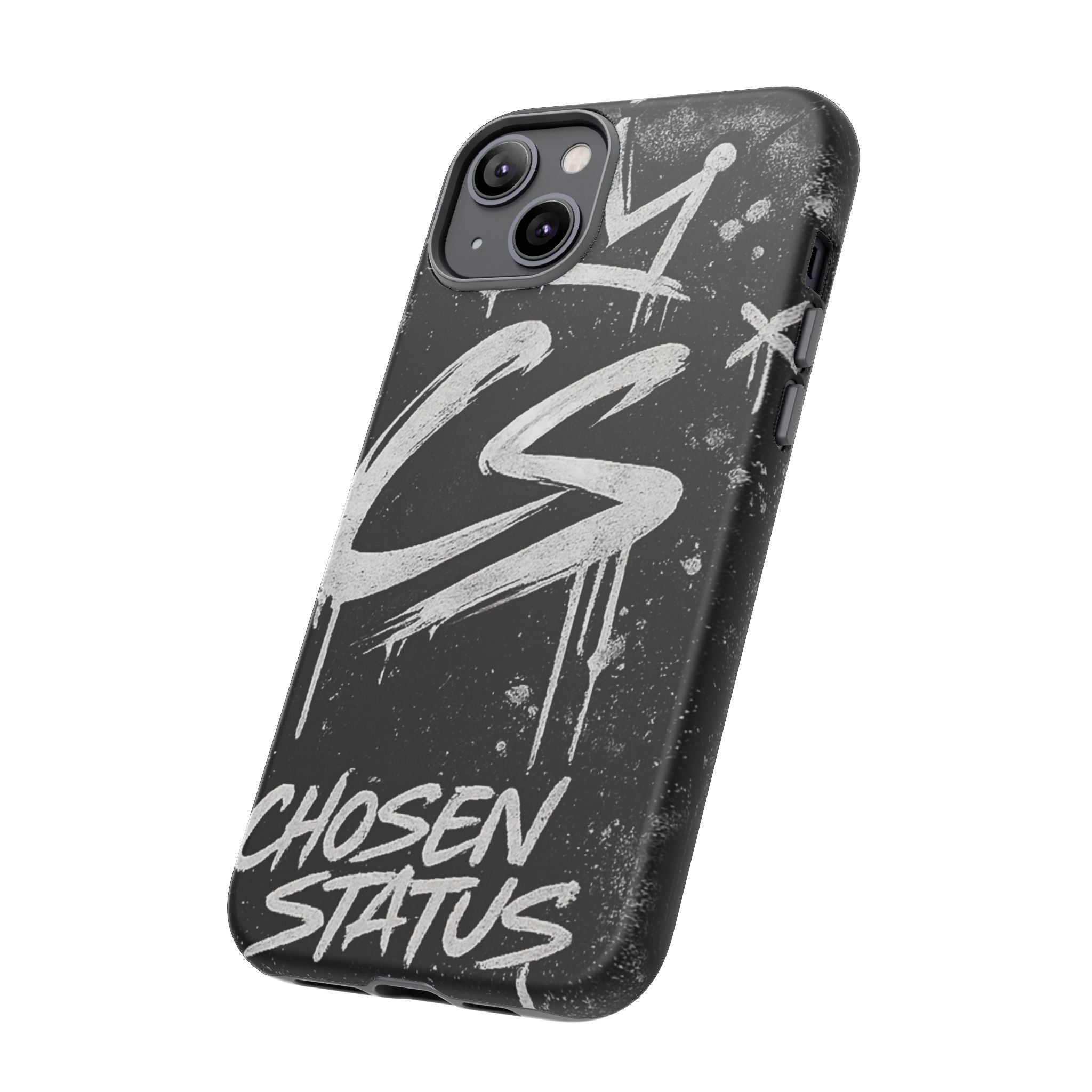 Phone Case — 'CS Chosen Status' Black Graffiti Protective Case