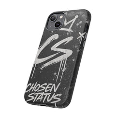 Phone Case — 'CS Chosen Status' Black Graffiti Protective Case