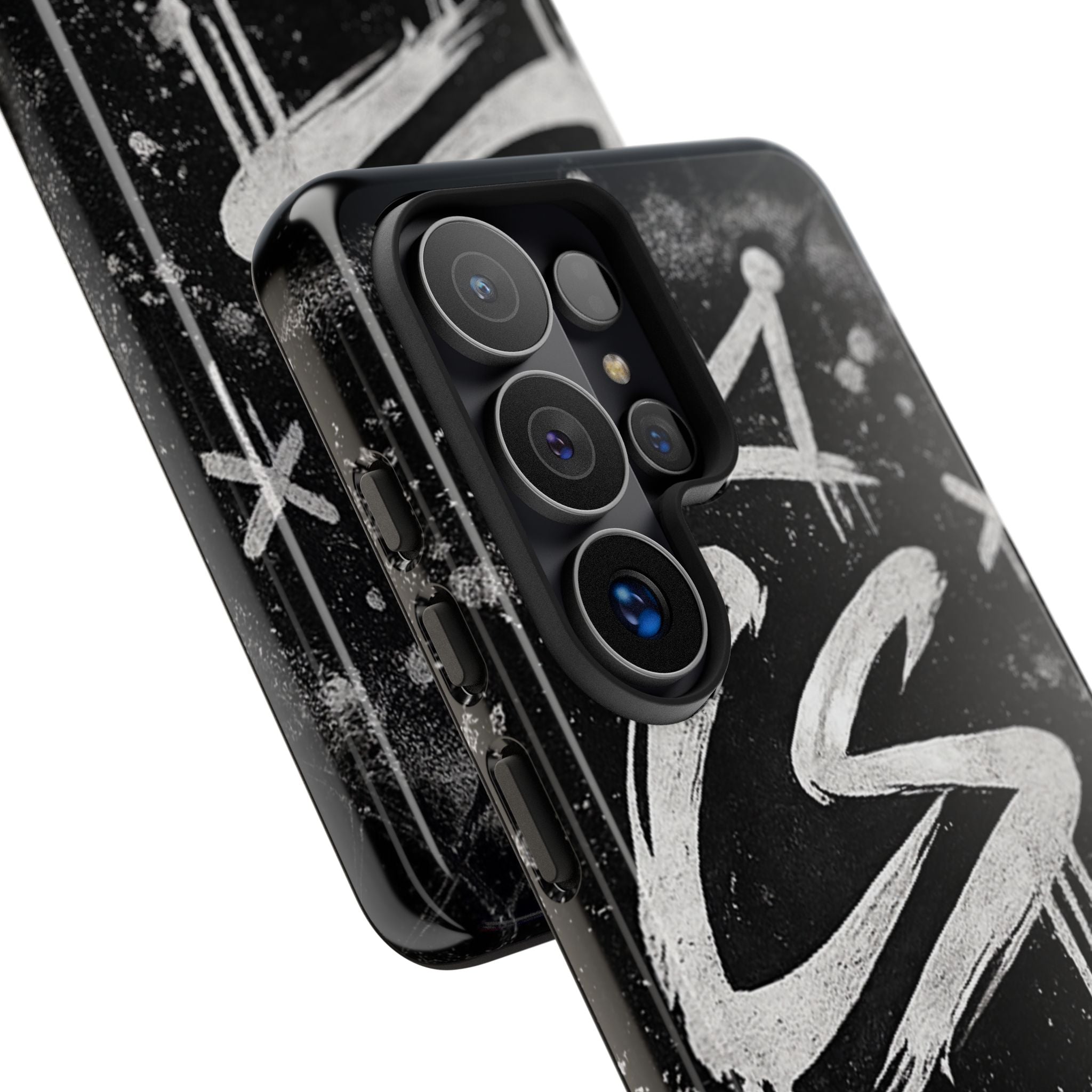 Phone Case — 'CS Chosen Status' Black Graffiti Protective Case