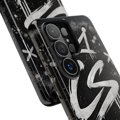 Phone Case — 'CS Chosen Status' Black Graffiti Protective Case