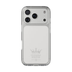 Clear Phone Case — "Chosen Status" Crown Clear Protective iPhone Case