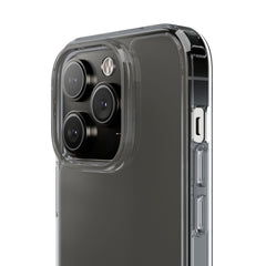 Clear Phone Case — "Chosen Status" Crown Clear Protective iPhone Case