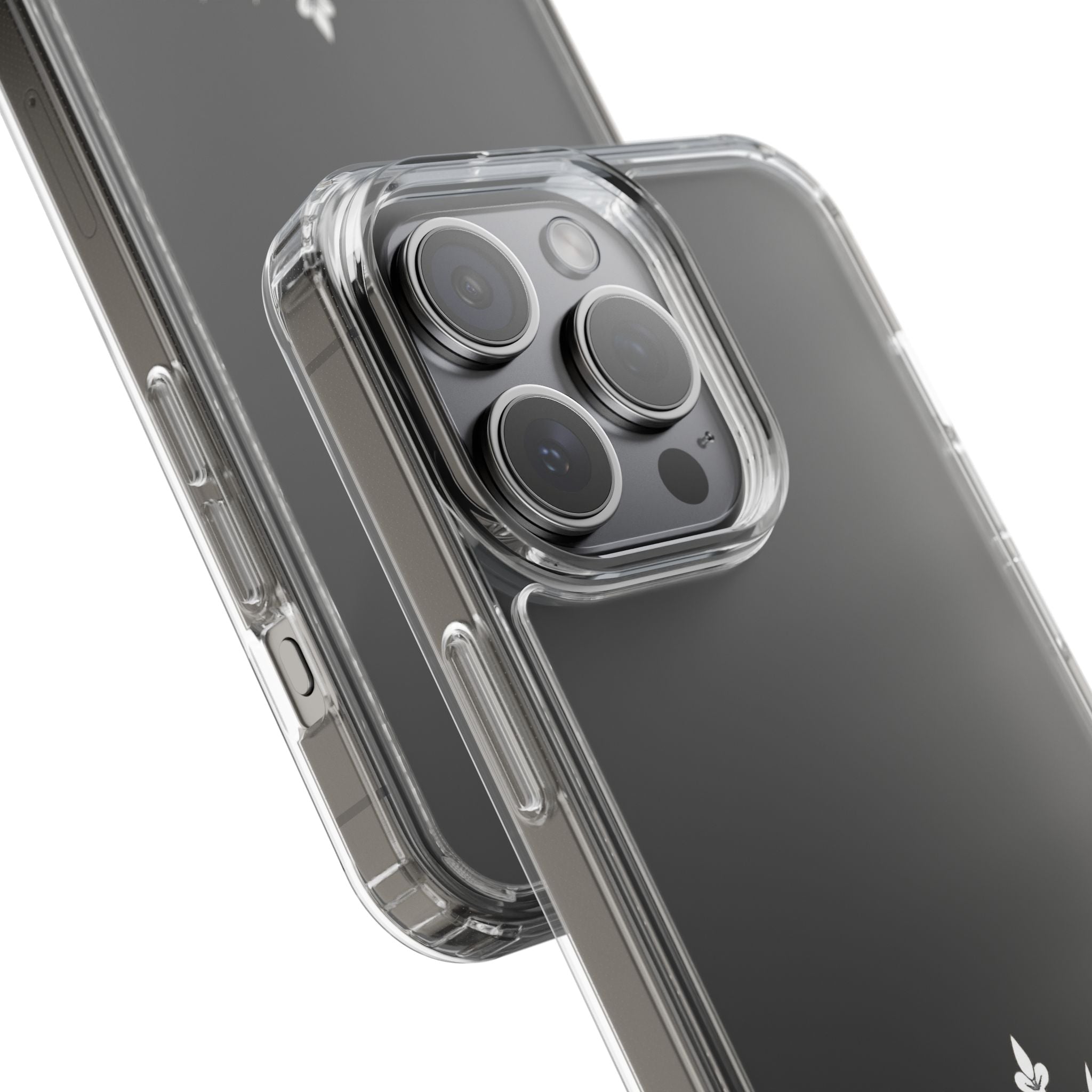Clear Phone Case — "Chosen Status" Crown Clear Protective iPhone Case