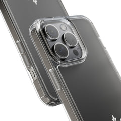 Clear Phone Case — "Chosen Status" Crown Clear Protective iPhone Case