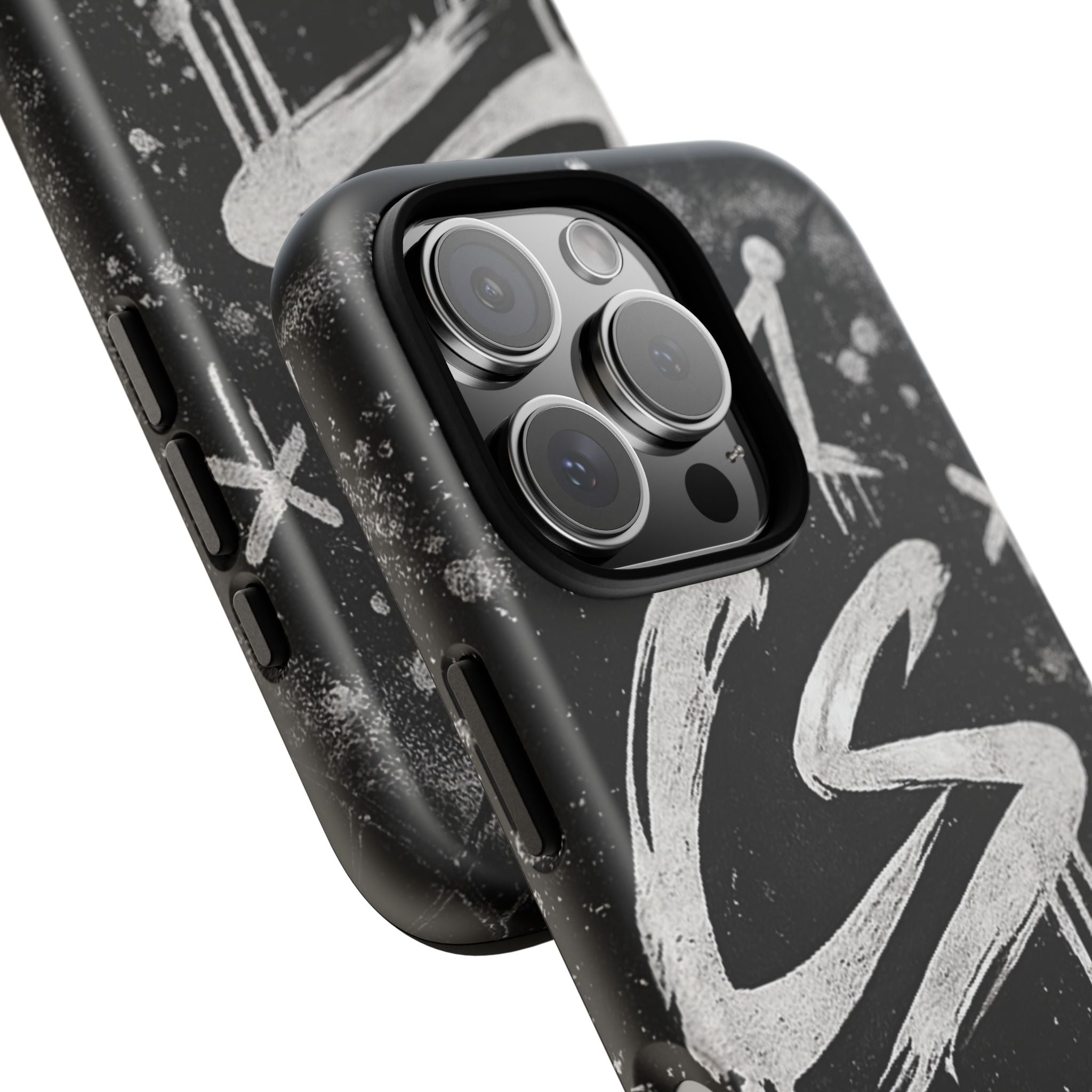 Phone Case — 'CS Chosen Status' Black Graffiti Protective Case