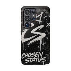 Phone Case — 'CS Chosen Status' Black Graffiti Protective Case