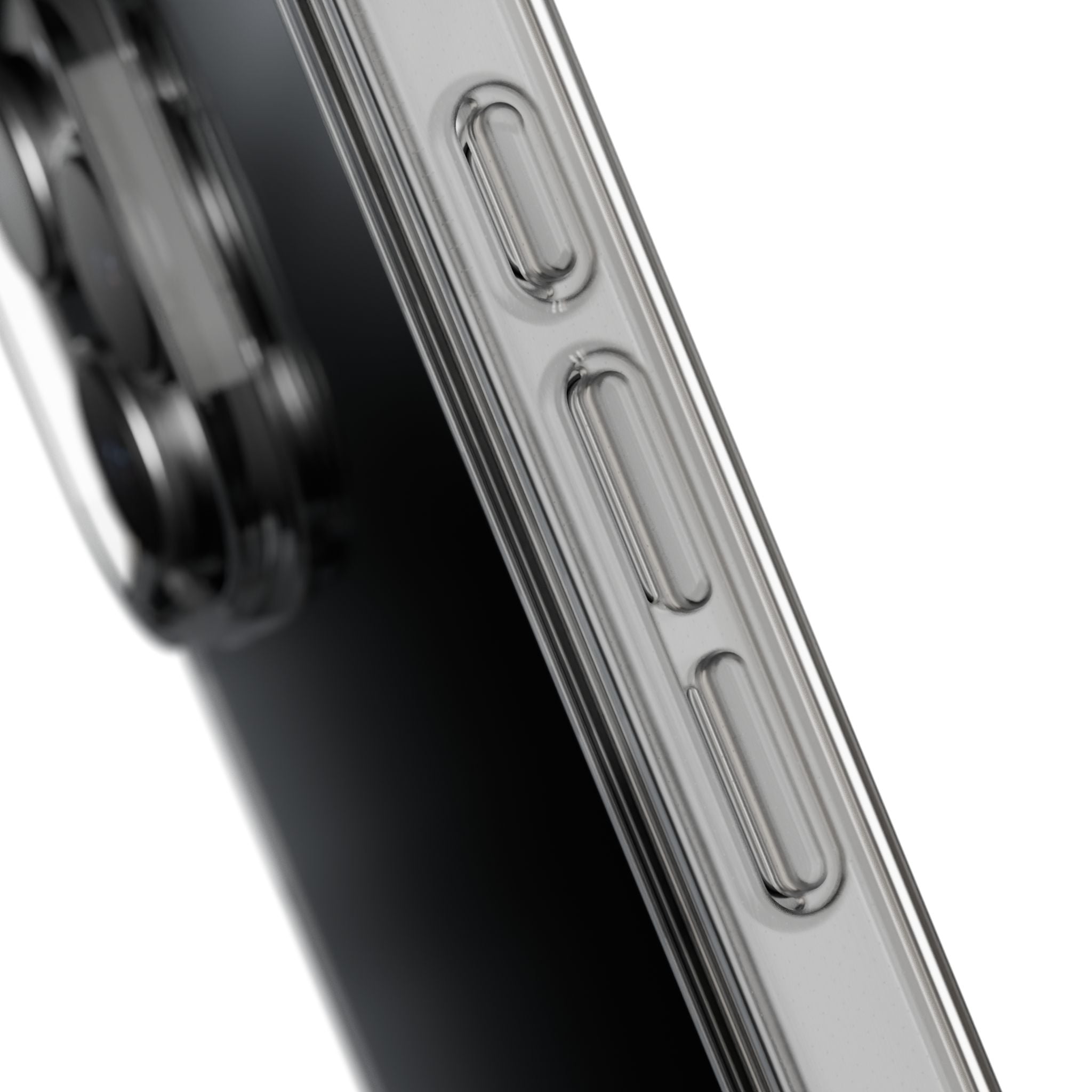 Clear Phone Case — "Chosen Status" Crown Clear Protective iPhone Case