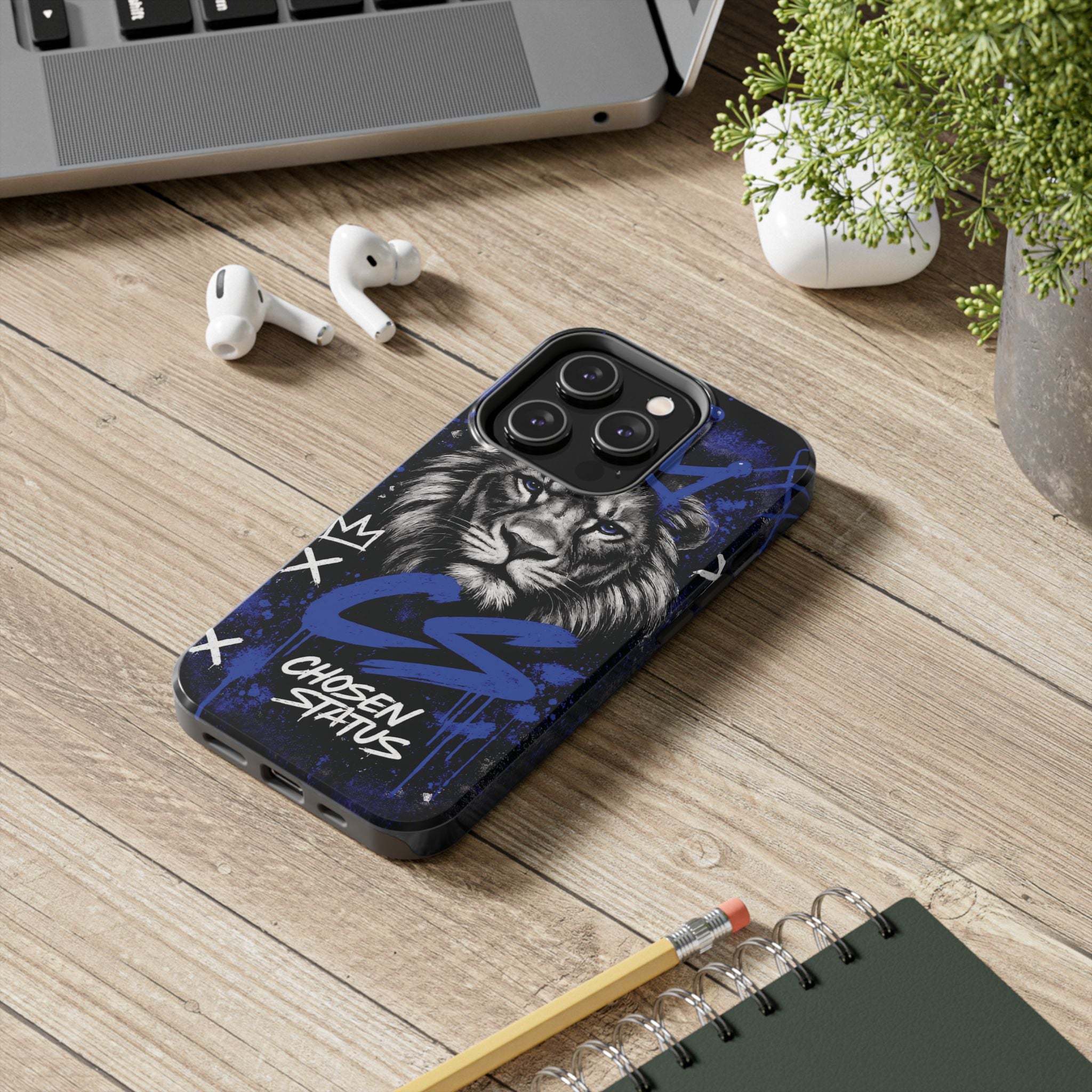 Lion 'Chosen Status' Tough Phone Case — Protective Urban Graphic Case