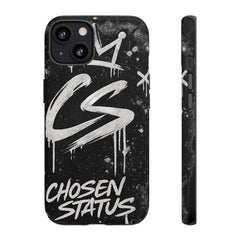 Phone Case — 'CS Chosen Status' Black Graffiti Protective Case