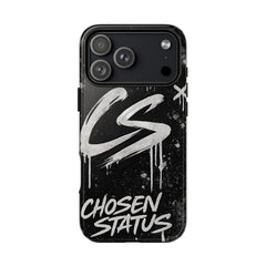 Phone Case — 'CS Chosen Status' Black Graffiti Protective Case