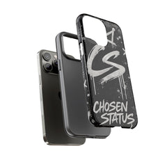 Phone Case — 'CS Chosen Status' Black Graffiti Protective Case