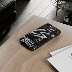 Phone Case — 'CS Chosen Status' Black Graffiti Protective Case