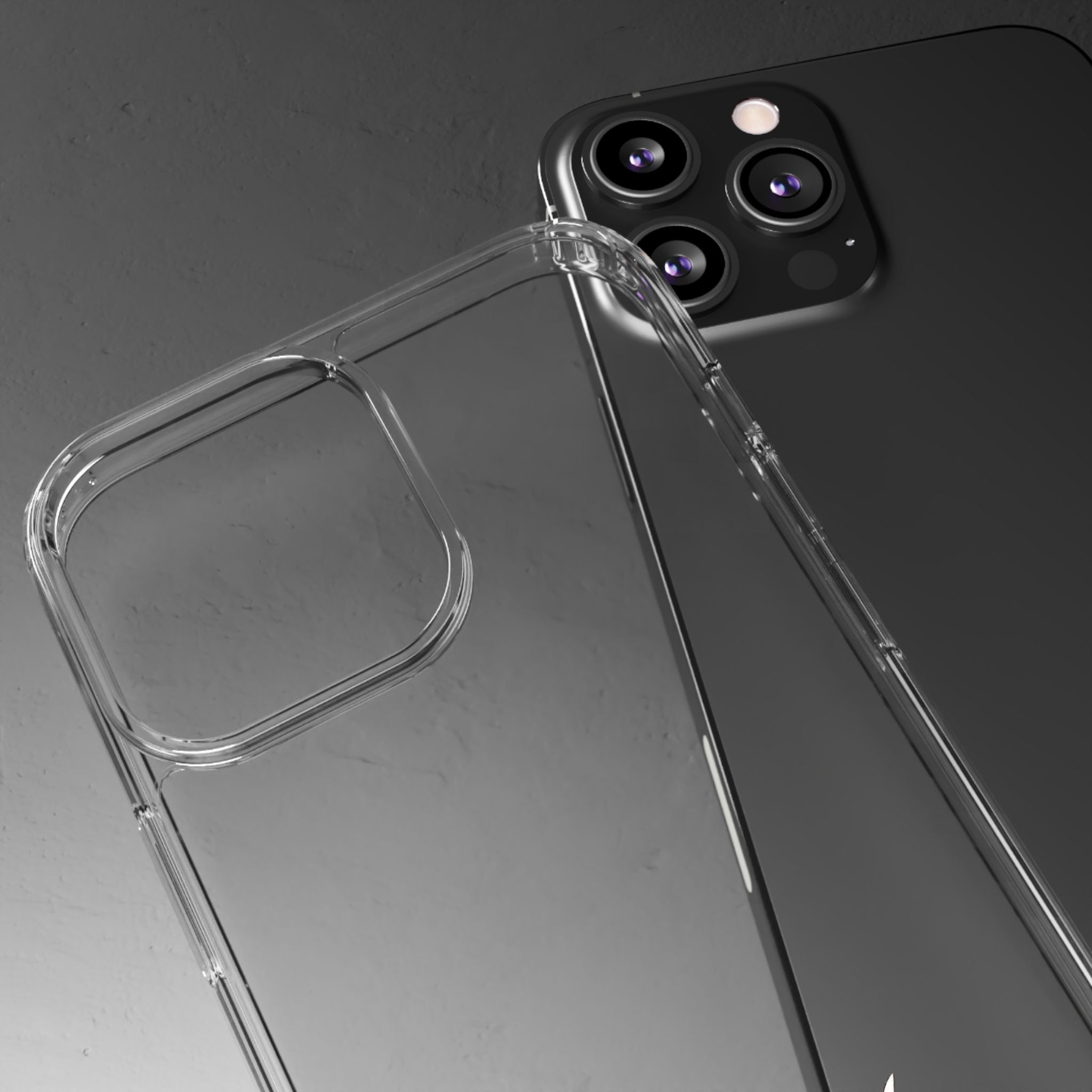 Clear Phone Case — "Chosen Status" Crown Clear Protective iPhone Case
