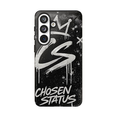 Phone Case — 'CS Chosen Status' Black Graffiti Protective Case