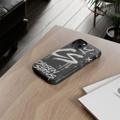 Phone Case — 'CS Chosen Status' Black Graffiti Protective Case