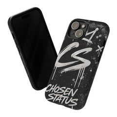 Phone Case — 'CS Chosen Status' Black Graffiti Protective Case