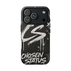 Phone Case — 'CS Chosen Status' Black Graffiti Protective Case