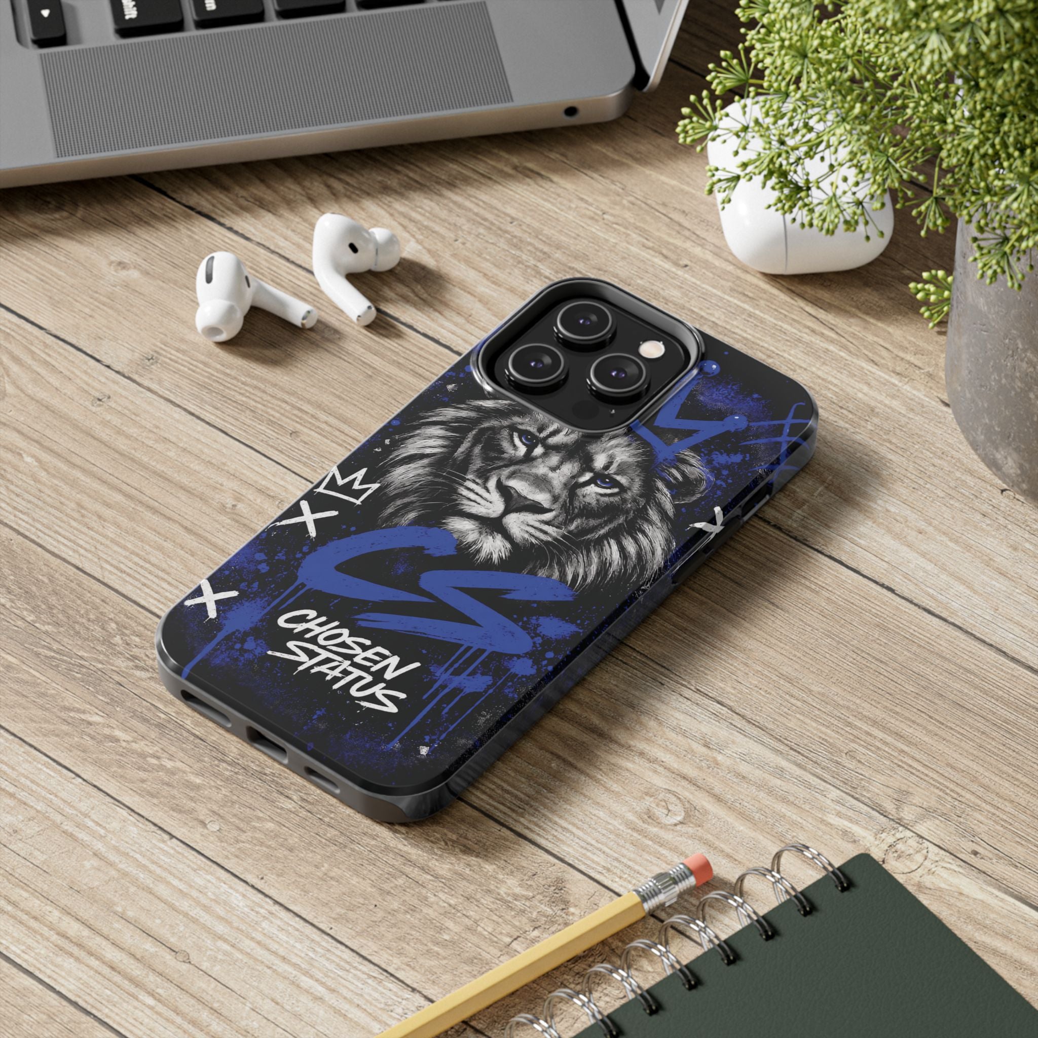 Lion 'Chosen Status' Tough Phone Case — Protective Urban Graphic Case
