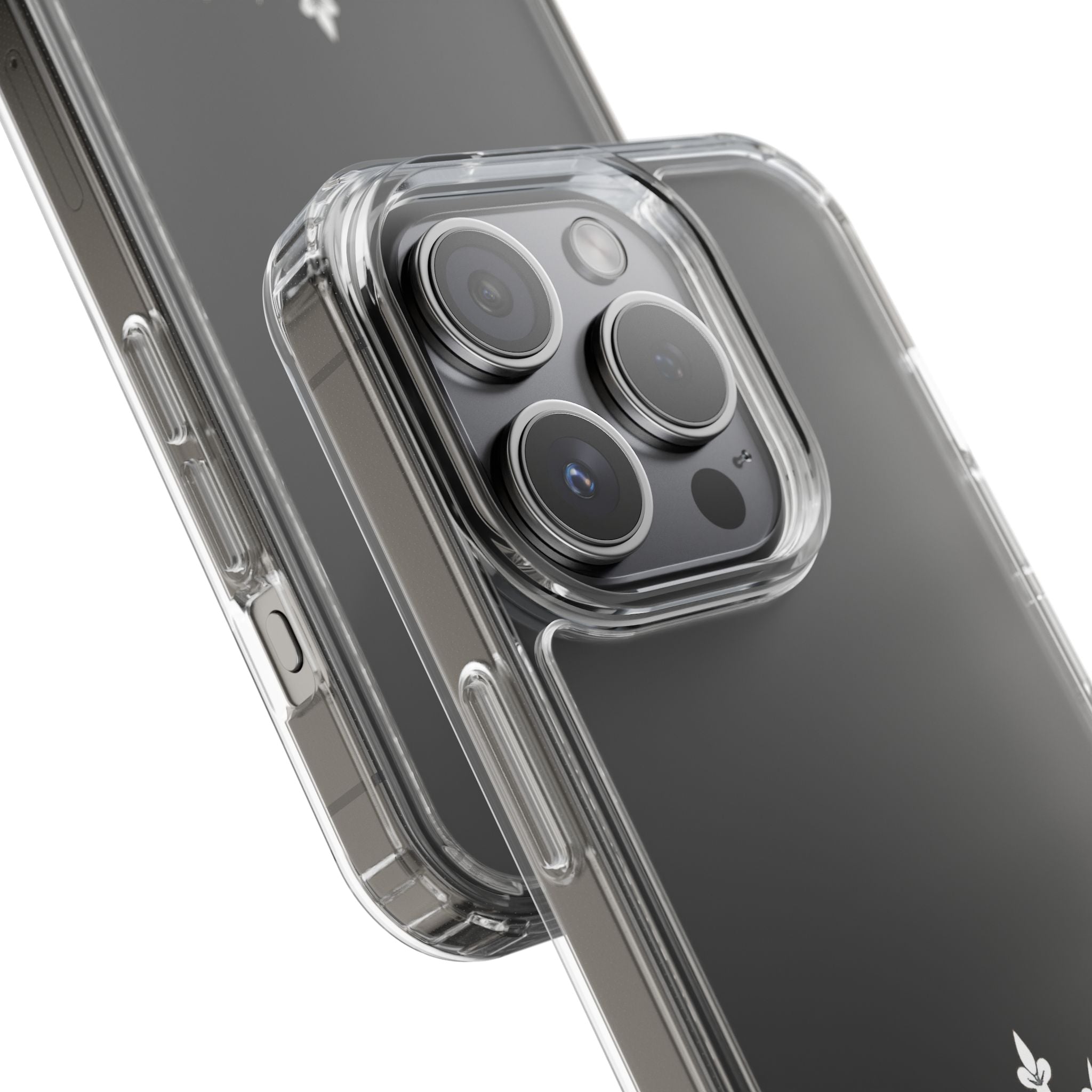 Clear Phone Case — "Chosen Status" Crown Clear Protective iPhone Case