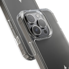 Clear Phone Case — "Chosen Status" Crown Clear Protective iPhone Case