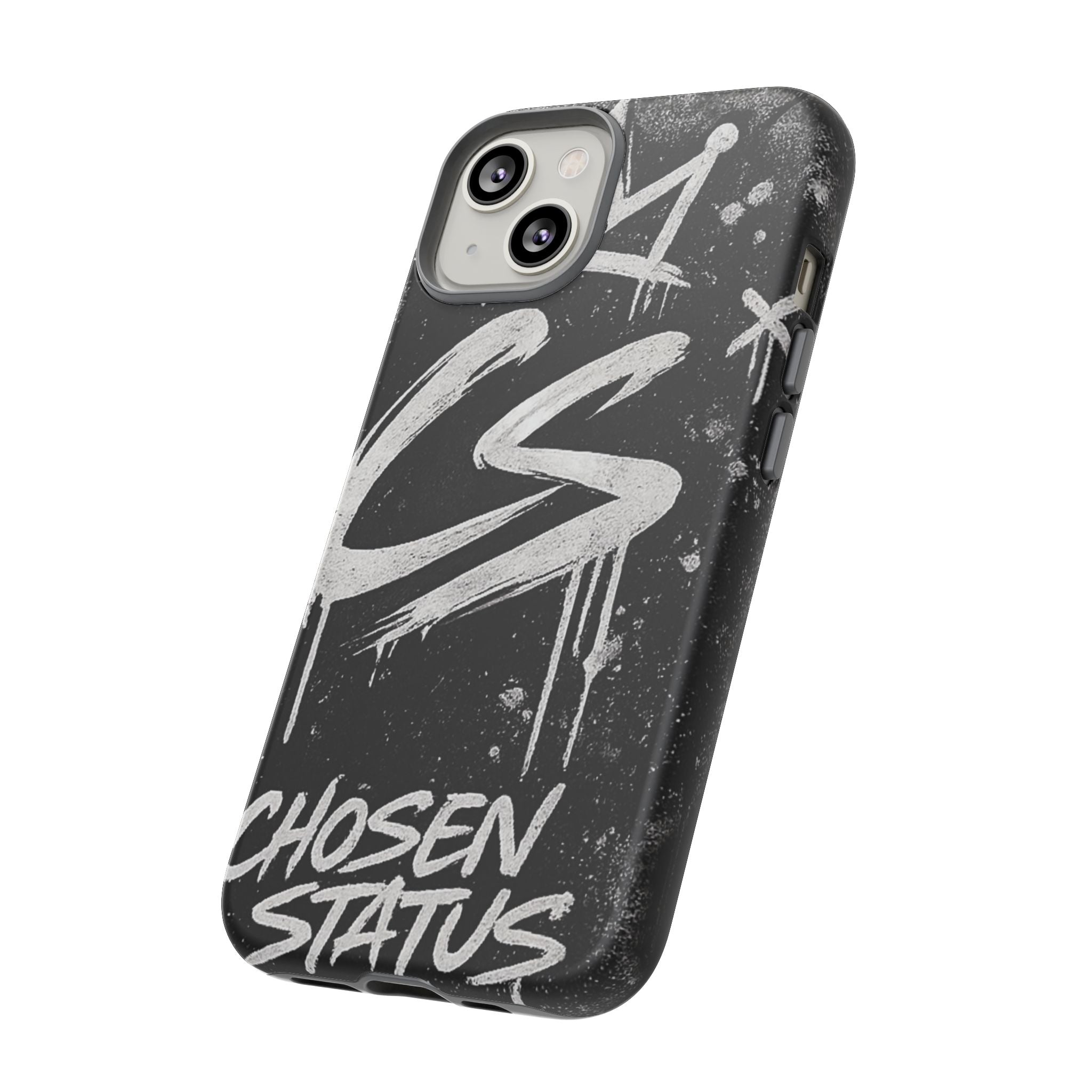 Phone Case — 'CS Chosen Status' Black Graffiti Protective Case