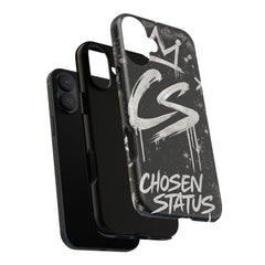 Phone Case — 'CS Chosen Status' Black Graffiti Protective Case