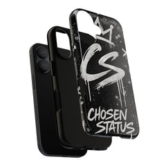Phone Case — 'CS Chosen Status' Black Graffiti Protective Case
