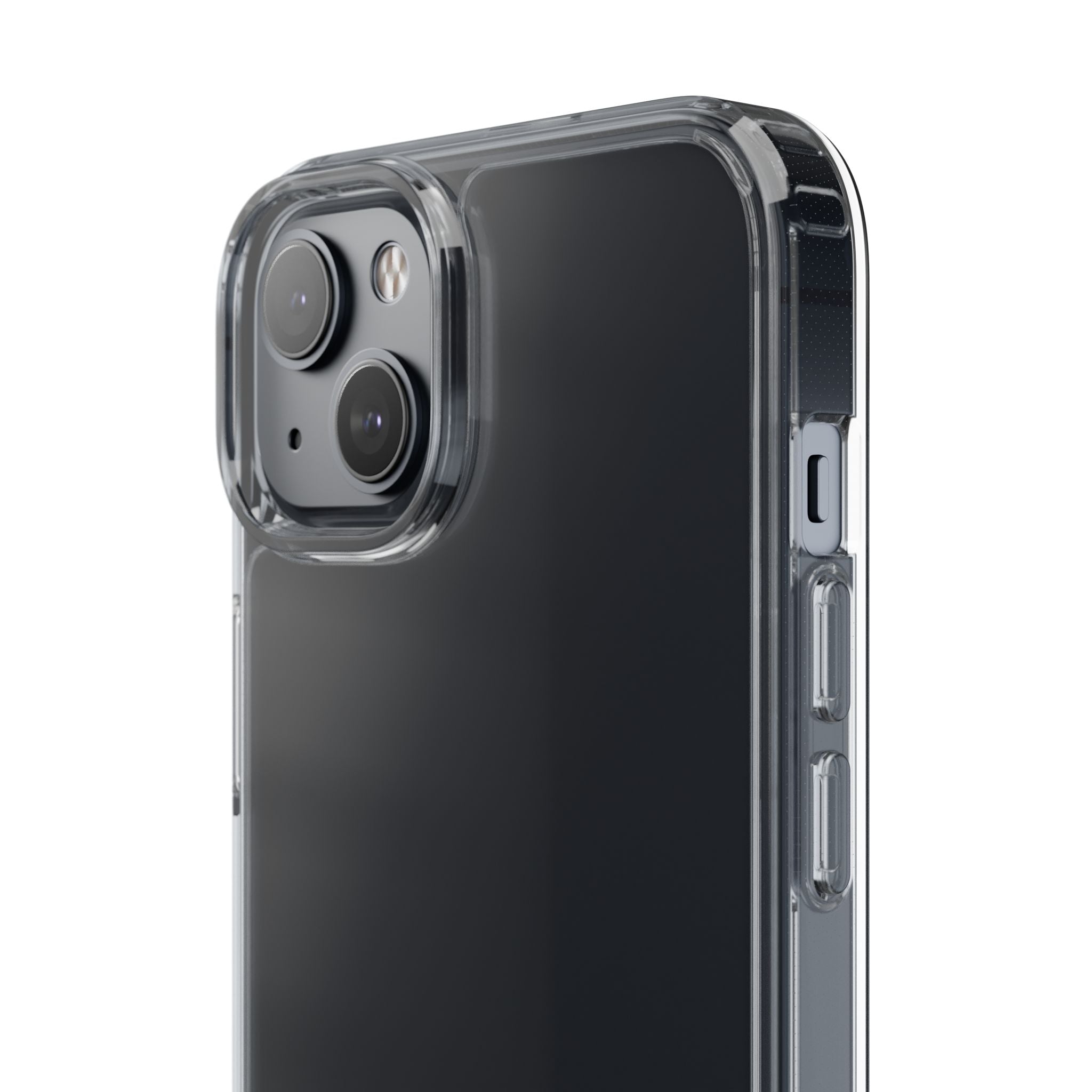 Clear Phone Case — "Chosen Status" Crown Clear Protective iPhone Case