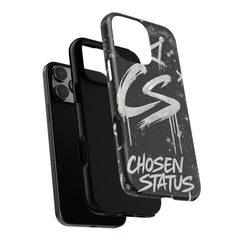 Phone Case — 'CS Chosen Status' Black Graffiti Protective Case