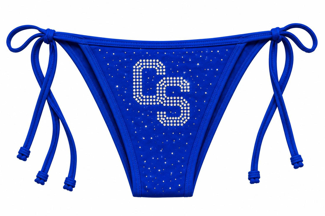 Chosen Status Rhinestone Bikini-Royal Blue