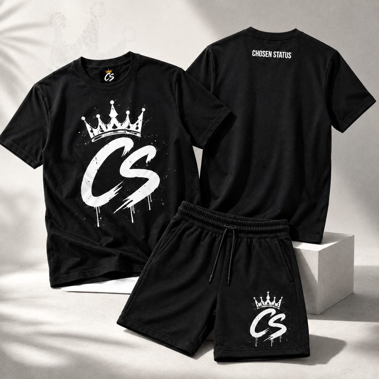 All Black Premium Cotton Set