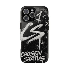 Phone Case — 'CS Chosen Status' Black Graffiti Protective Case
