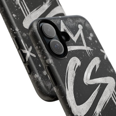 Phone Case — 'CS Chosen Status' Black Graffiti Protective Case