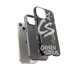 Phone Case — 'CS Chosen Status' Black Graffiti Protective Case
